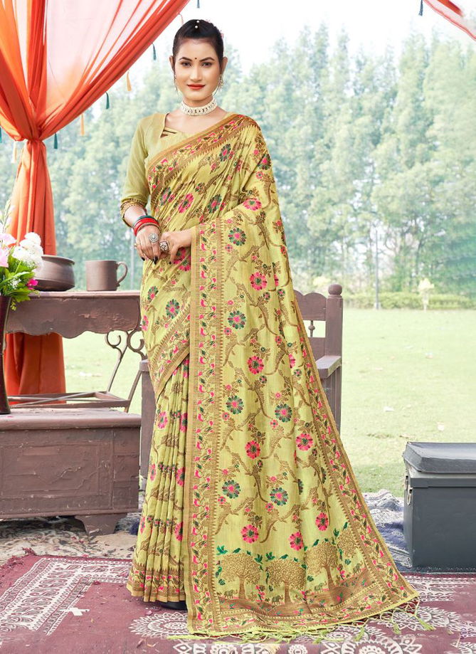 Kalina By Bunawat Banarasi Silk Sarees Catalog
